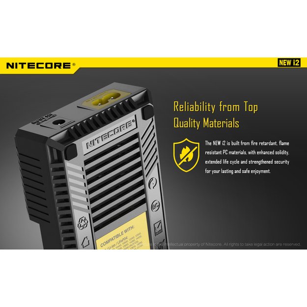 Зарядное устройство Nitecore NEW i2