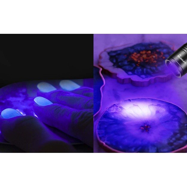 UV rankinis žibintas Superfire A5, 365NM