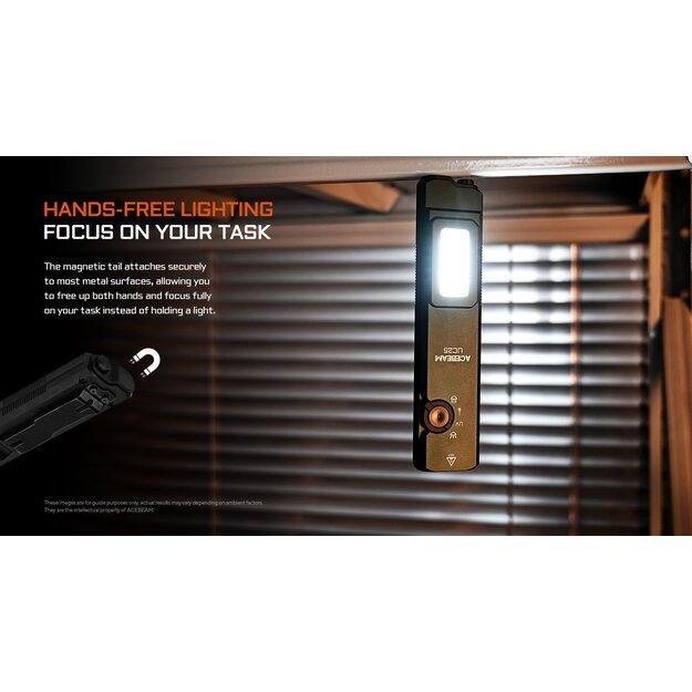 AceBeam UC25 Multi-Light taktinis EDC žibintuvėlis Žalias