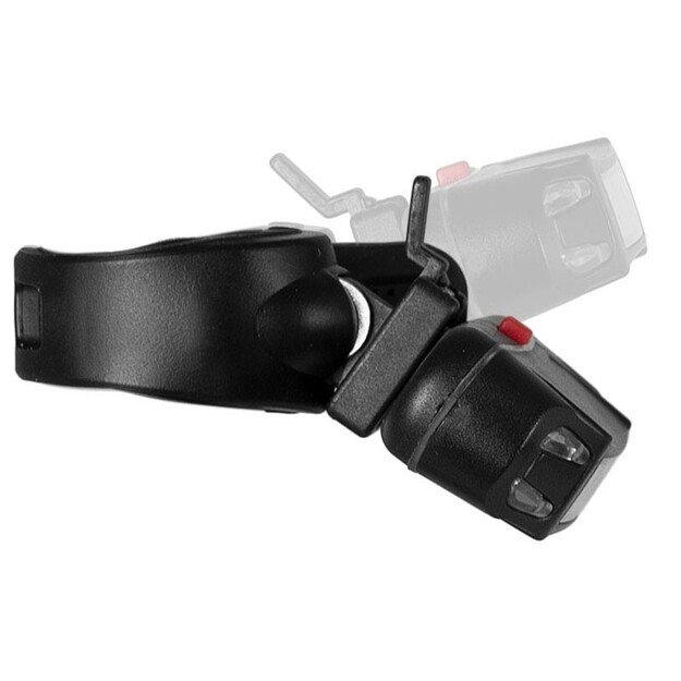 LTC LED COB dviračio lemputė balta/raudona su 450mAh baterija, 5 režimai LXLL87