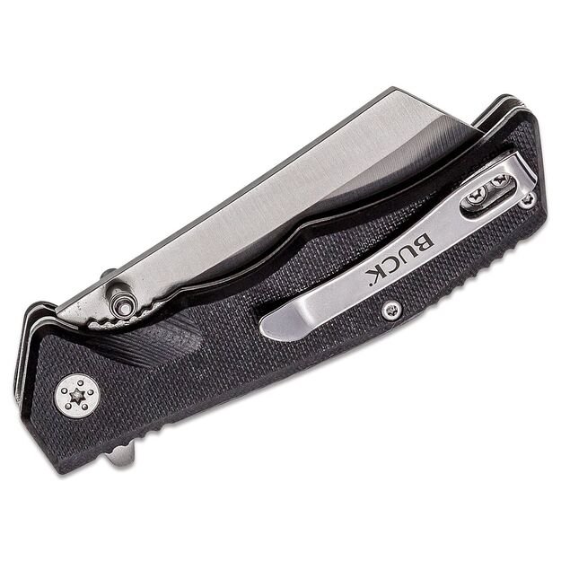 Buck Trunk 252 sulenkiamas peilis, juodas