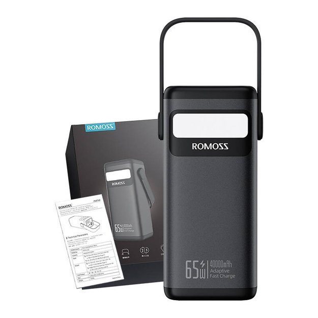 Energijos kaupiklis Romoss PMT40 4000mAh 65W (juodas)
