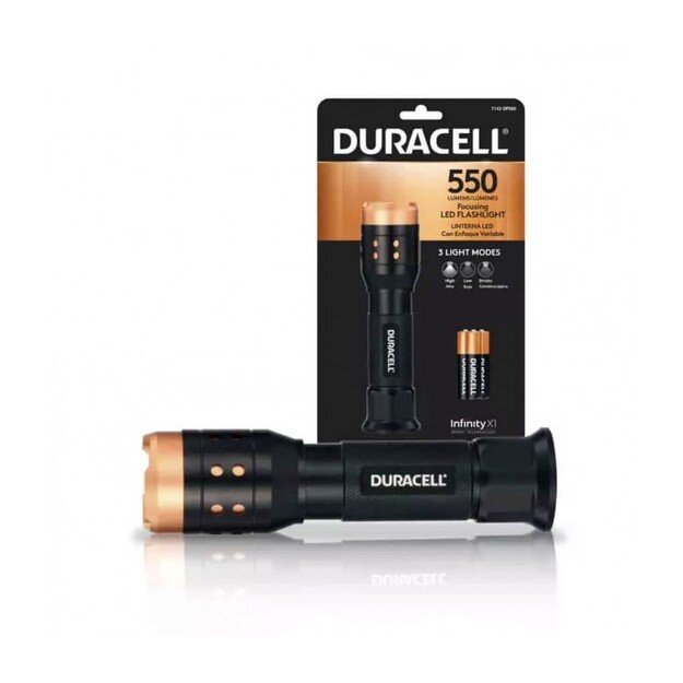 Duracell žibintuvėlis DF550SA (+3AAA) IPX4 (550 liumenų) B1