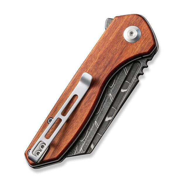 Складной нож Civivi ExOne Guibourtia Wood, Damascus от Брайана Брауна (C23036-DS1)