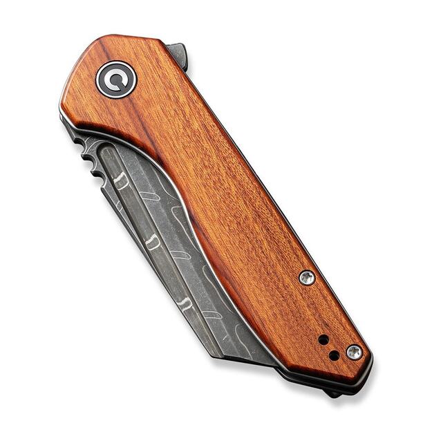 Складной нож Civivi ExOne Guibourtia Wood, Damascus от Брайана Брауна (C23036-DS1)