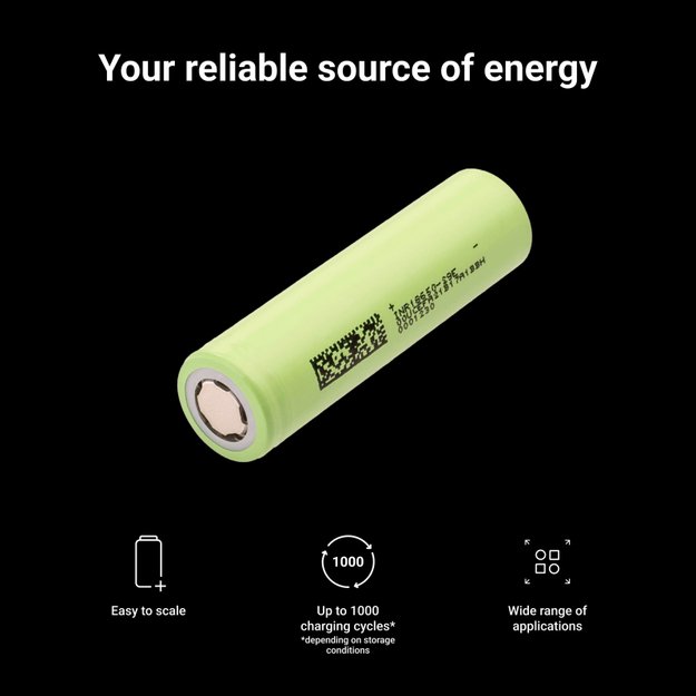 Литий-ионный аккумулятор Green Cell INR1865029E 3,7В 2900мАч