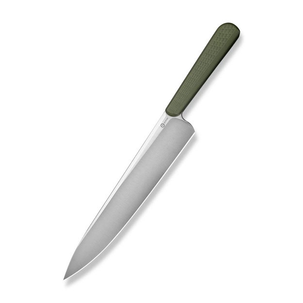 CIVIVI Cibus 14C28N Milled Green G10 virtuvinis peilis C23048-2