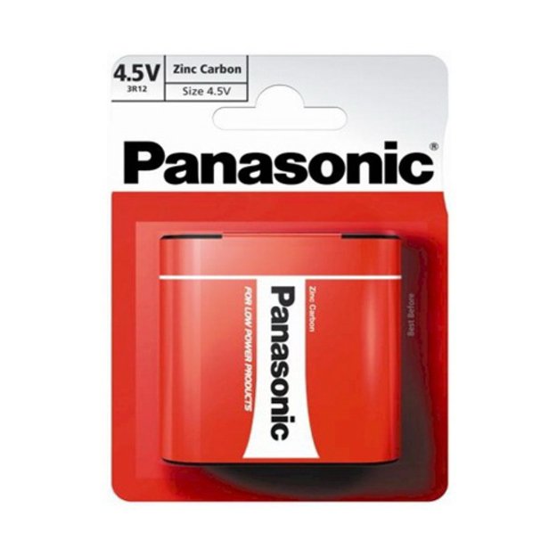 Плоская цинк-угольная батарейка Panasonic 3R12 4.5V