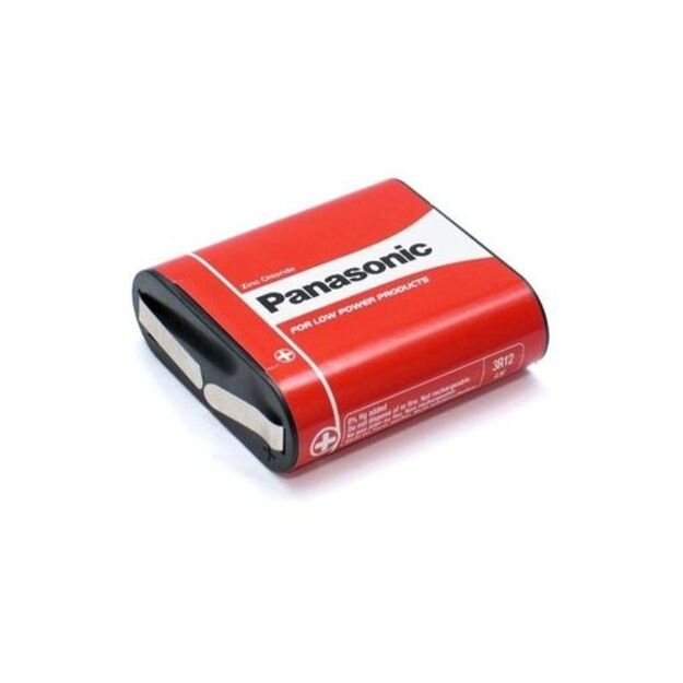 Плоская цинк-угольная батарейка Panasonic 3R12 4.5V