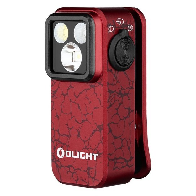 OLIGHT Oclip Pro žibintuvėlis 500Lm (Molten Lava)