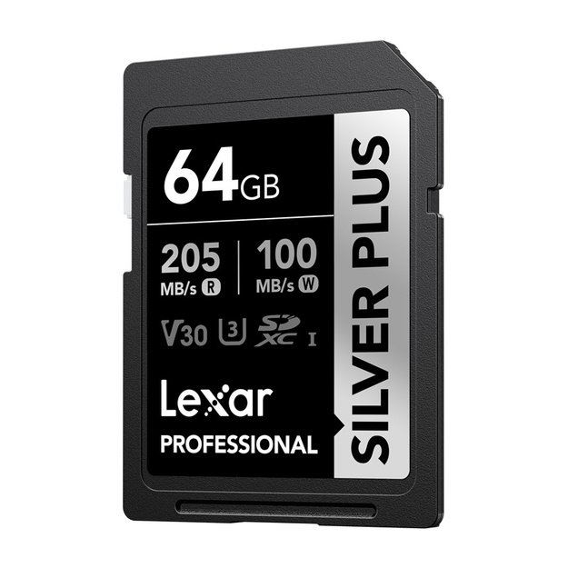 Lexar Professional SILVER PLUS SDXC 64GB memory card