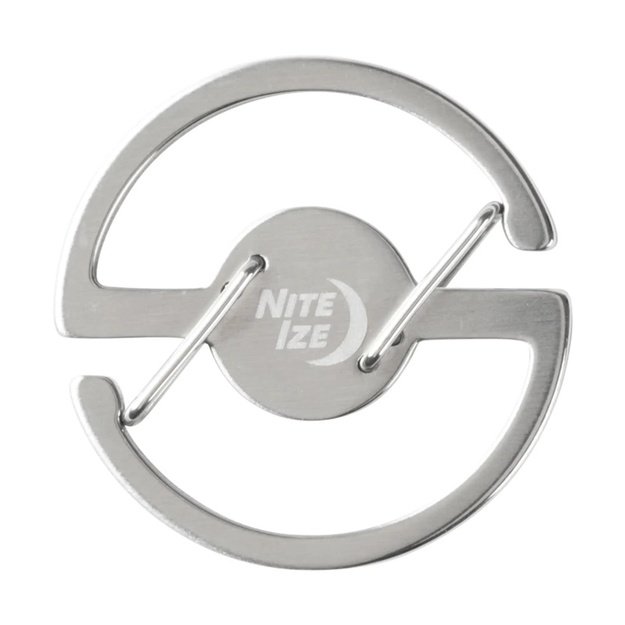 Nite Ize – Medallion raktų karabinas – plienas – sidabras – MKC-11-R3