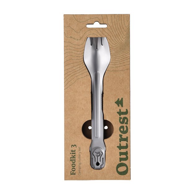 Outrest Foodkit 3-in-1 Lightweight Travel Cutlery Set