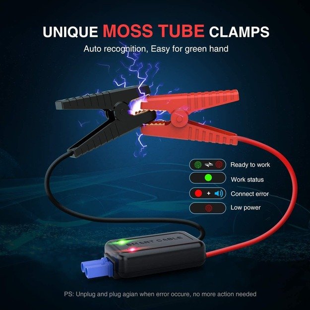 Jstar One 2000A automobilio užvedėjas