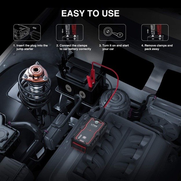 Jstar One 2000A automobilio užvedėjas