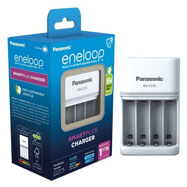 Panasonic Eneloop BQ-CC55 EKO įkroviklis