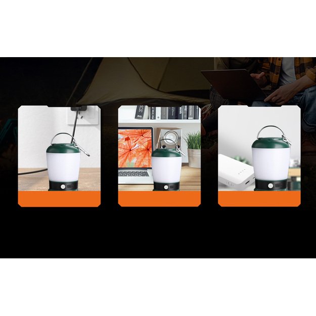 Superfire T31 stovyklavimo žibintas, 320lm, USB