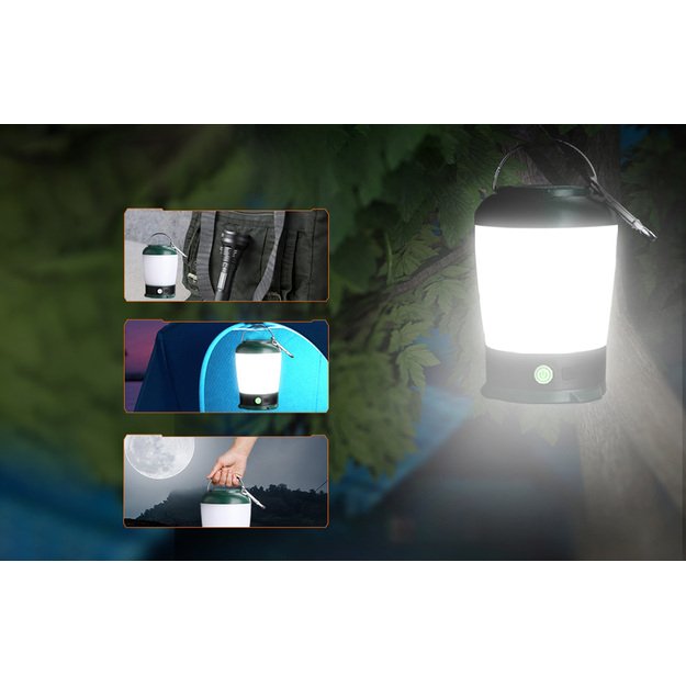 Superfire T31 stovyklavimo žibintas, 320lm, USB