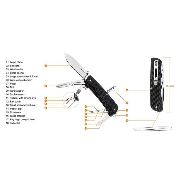 Ruike peilis Trekker LD31-B