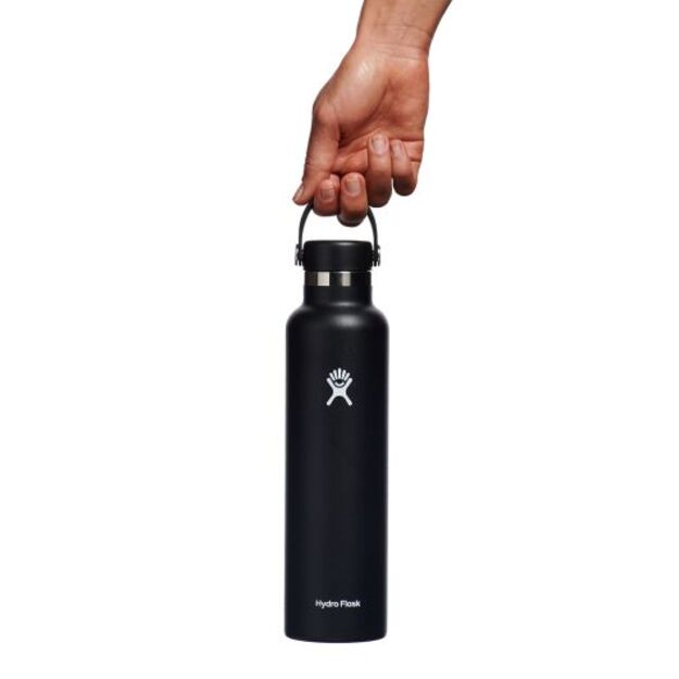 Дорожная бутылка Hydro Flask Standard Mouth со стандартной гибкой крышкой 710 мл S24SX001 Black
