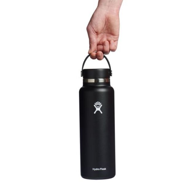 Дорожная бутылка для питья Hydro Flask Wide Mouth с гибкой крышкой 1183 ml W40BTS001 Black