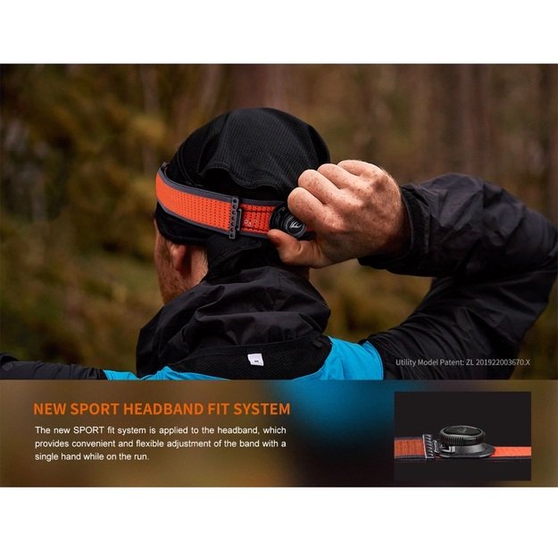 Fenix ​​HM65R-DT žibintuvėlis Juodas