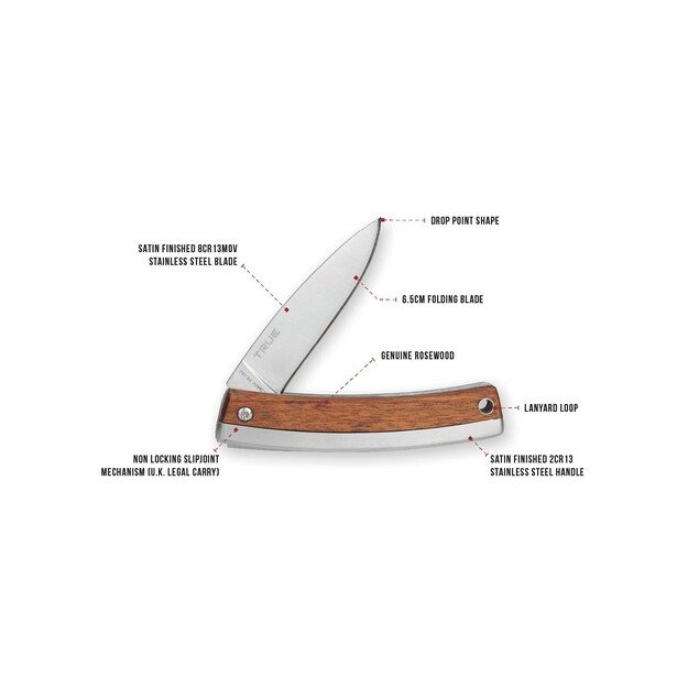 Kišeninis peilis True Utility Gentleman's Classic Knife