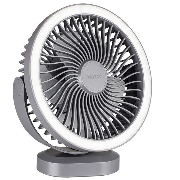 Vayox Mobile Rechargeable Fan with Lighting VA0338G