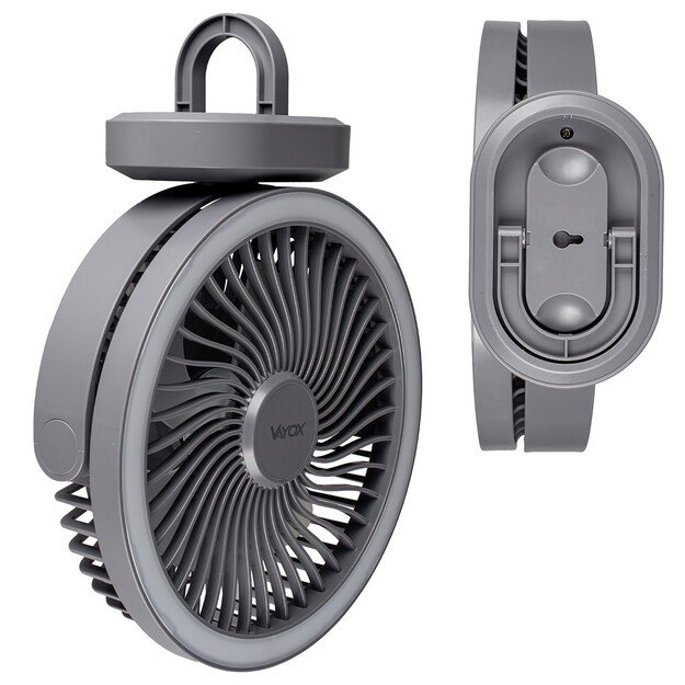 Vayox Mobile Rechargeable Fan with Lighting VA0338G