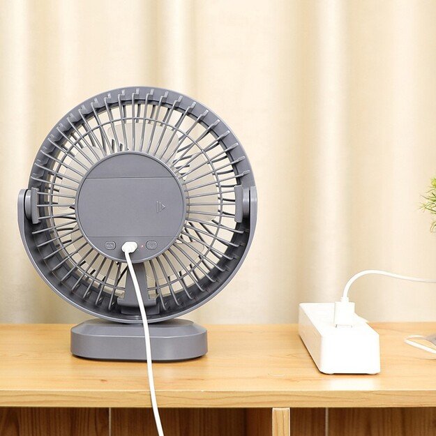 Vayox Mobile Rechargeable Fan with Lighting VA0338G