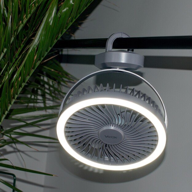 Vayox Mobile Rechargeable Fan with Lighting VA0338G