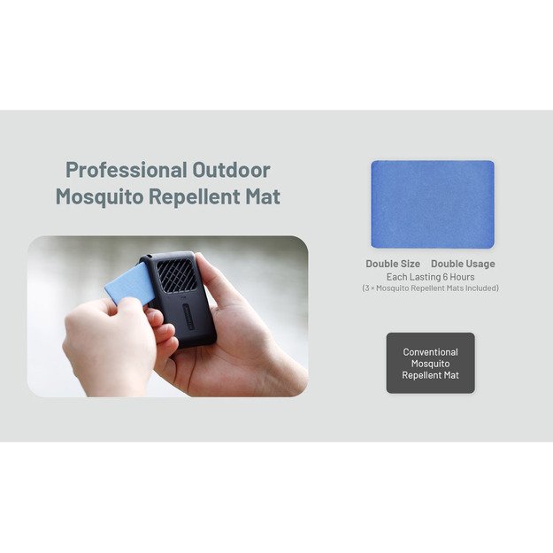 Nitecore EMR06 - Repelentas nuo uodų, integruotas įkraunamas akumuliatorius, desert tan