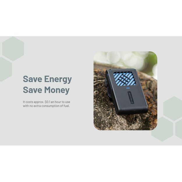 Nitecore EMR06 - Repelentas nuo uodų, integruotas įkraunamas akumuliatorius, desert tan