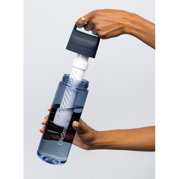 LifeStraw Go 2.2 kelioninė gertuvė su filtru 650 ml. Aegan Sea LGV422ASWW