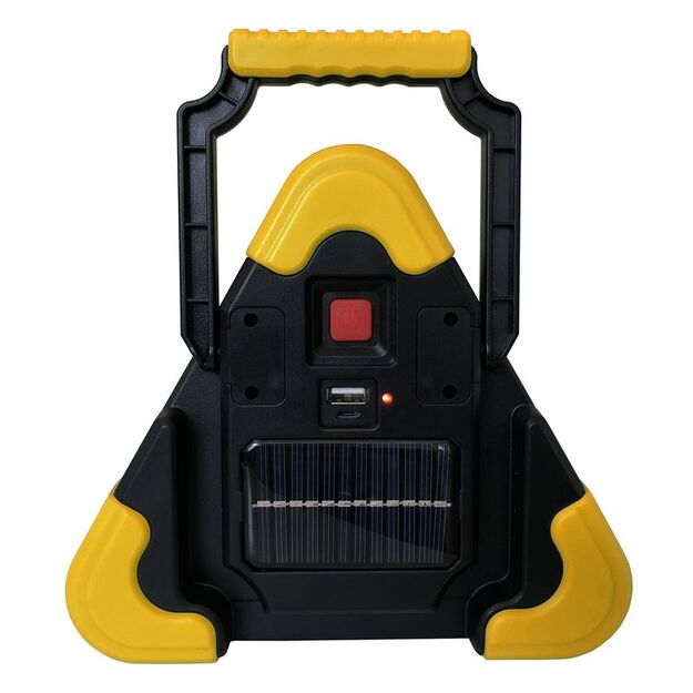 Avarinis įkraunamas žibintas ENTAC Solar 5W 300lm