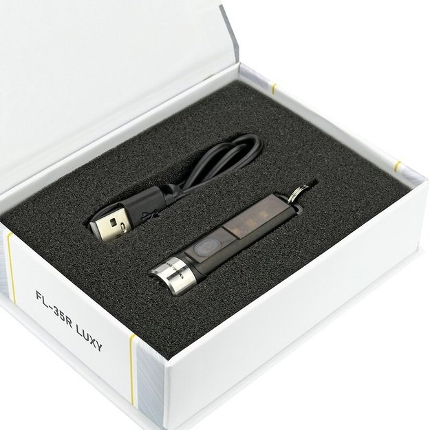 EverActive FL-35R Luxy įkraunamas LED žibintuvėlis prie raktų