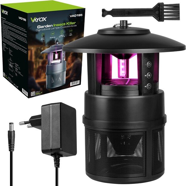 Садовый и террасный светильник Vayox против насекомых 9xSMD VA0195