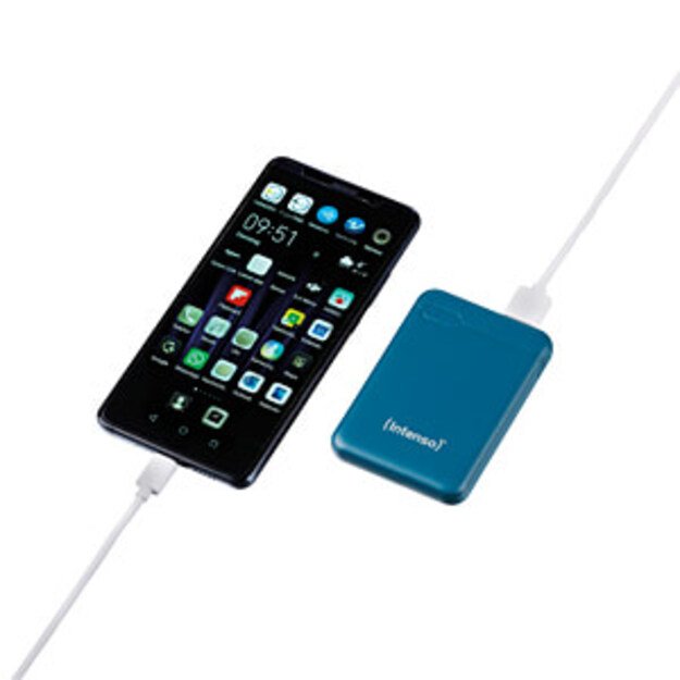 Intenso Powerbank USB XS5000mah Turkio spalva 7313527