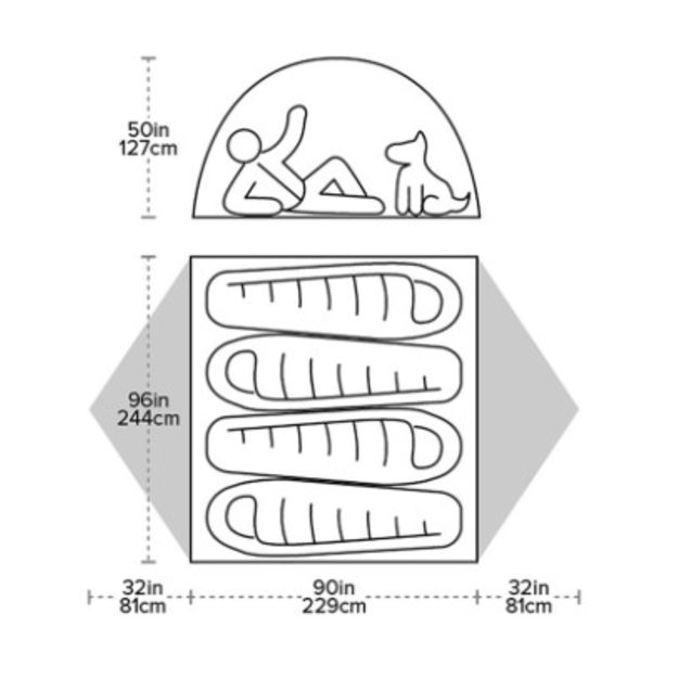 Big Agnes Blacktail 4 palapinė 