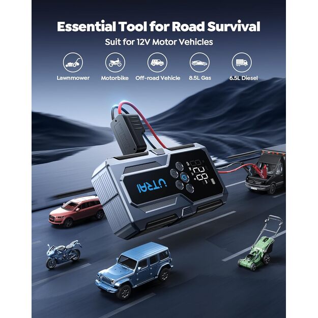 UTRAI Jstar 9 automobilio užvedėjas 55.5Wh