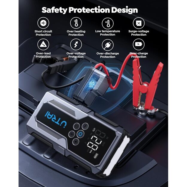 UTRAI Jstar 9 automobilio užvedėjas 55.5Wh