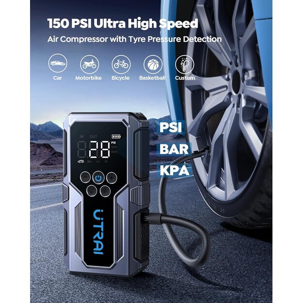 UTRAI Jstar 9 automobilio užvedėjas 55.5Wh