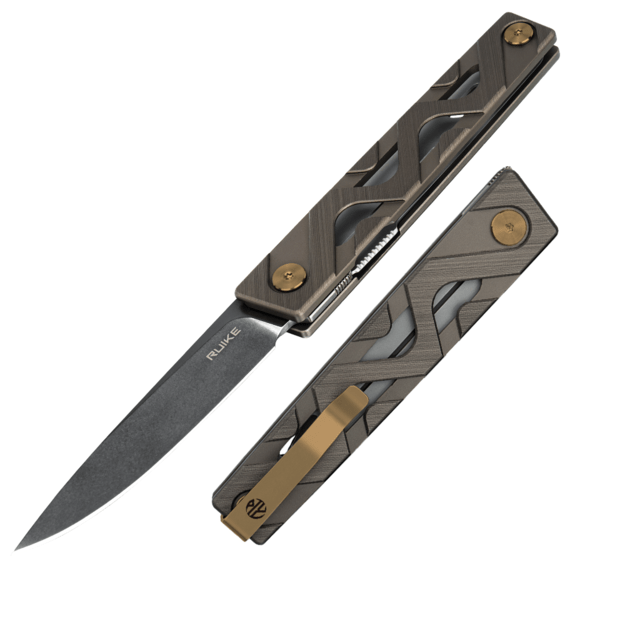 Ruike P878-AK grey-black folding knife
