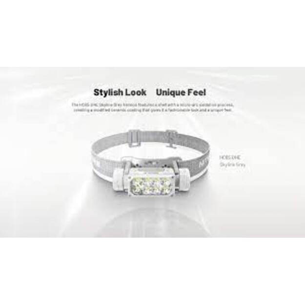 Налобный фонарь Nitecore HC65 UHE 2000 лм Skyline Grey