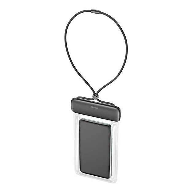 Vandeniui atsparus telefono dėklas Baseus AquaGlide (juodas)