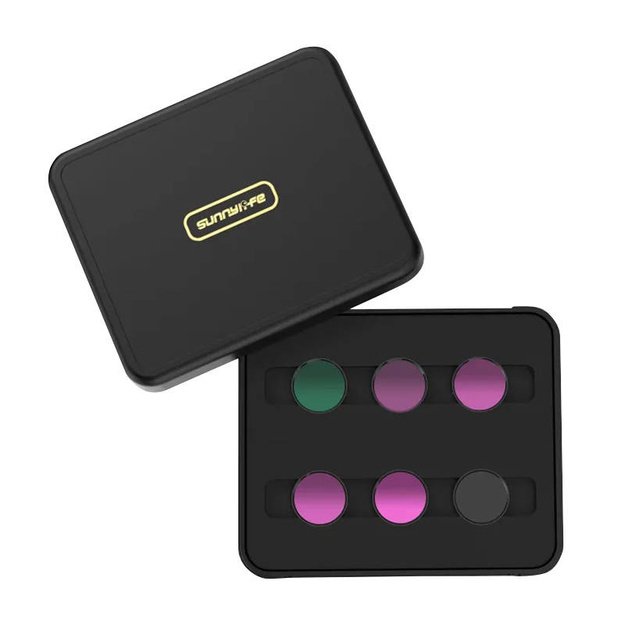 6 filtrų rinkinys MCUV+CPL+ND4+ND8+ND16+ND32 Sunnylife, skirtas Insta360 GO 3/2