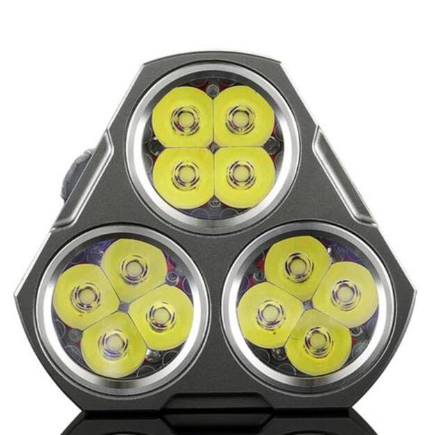 Manker MK34 žibintuvėlis - 12x LED XPG3 8000lm