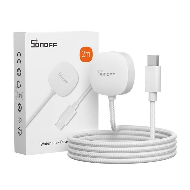 Potvynių ir nuotėkio detektoriaus ilgintuvas SNZB-05P SONOFF WLDC200
