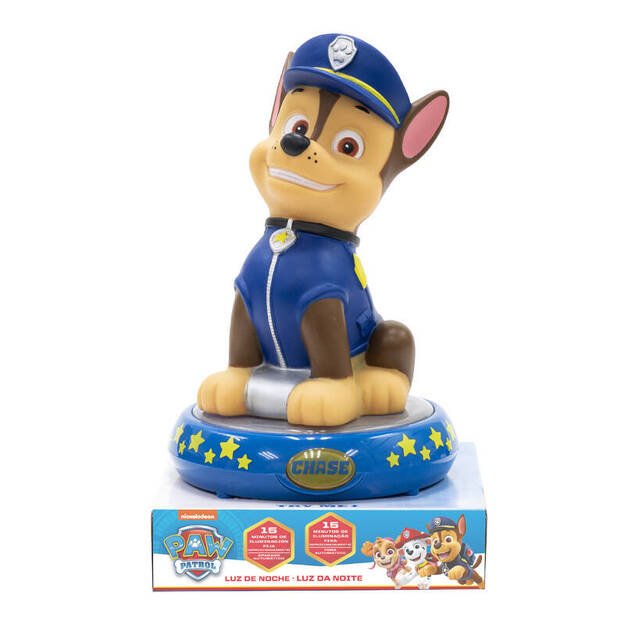 Naktinė lempa 3D figūrėlė Chase Paw Patrol KiDS Licencijavimas