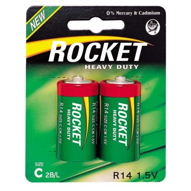 Rocket Heavy Duty C elementas, 2 vnt.